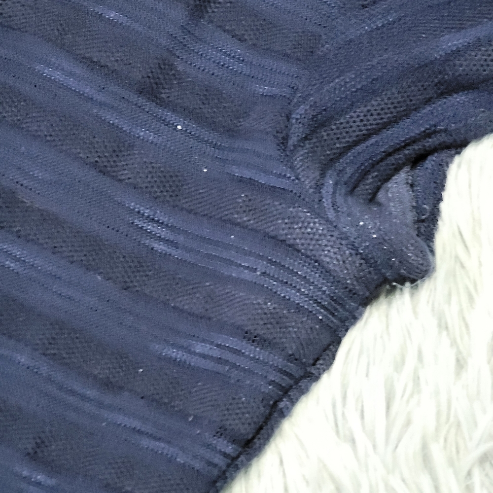 Lilly Politzer long dress blue color short sleeves size  M - Picture 8 of 12